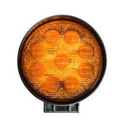 Lampa LED pentru ceata 27W, 9 LED-uri, 10-30V, flood 60°, galbena