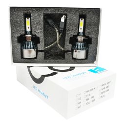 Set 2 becuri LED H7 auto 36W, 3800 lm, 12V, 6500K, model C6