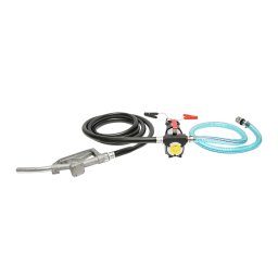 Kit pompa transfer motorina 12V cu pistol si furtunuri, 40 l/min