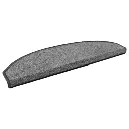 Mochete autocolante pentru scara Semicircular 15 pcs Gri închis GartenMobel Dekor