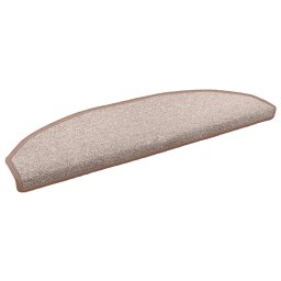 Mochete autocolante pentru scara 15 pcs Maro deschis GartenMobel Dekor