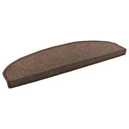 Mochete autocolante pentru scara Semicircular 15 pcs Maro Cafea GartenMobel Dekor
