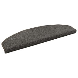 Mochete autocolante pentru scara Semicircular 15 pcs Gri închis GartenMobel Dekor
