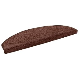 Mochete autocolante pentru scara 15 pcs Maro 80 x 24,5 x 3,5 cm GartenMobel Dekor