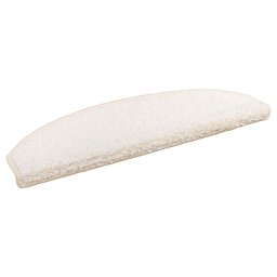 Mochete autocolante pentru scara 15 pcs Alb 80 x 24,5 x 3,5 cm GartenMobel Dekor