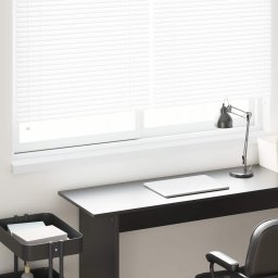 Prag de fereastra PVC alb 120 x 10 cm, rezistent la apa, cu capace