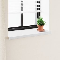 Prag de fereastra din PVC alb 100 x 45 x 4,5 cm, rezistent la apa