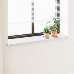 Prag de fereastra PVC alb 120 x 45 cm, rezistent la apa, interior-exterior
