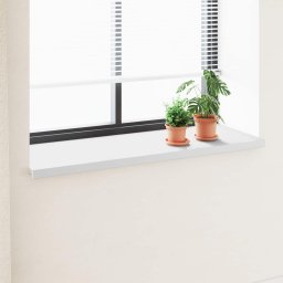Prag de fereastra PVC alb 160 x 50 x 4,5 cm, rezistent la apa