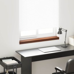 Prag de fereastra din PVC maro 80 x 15 x 4,5 cm, rezistent la apa