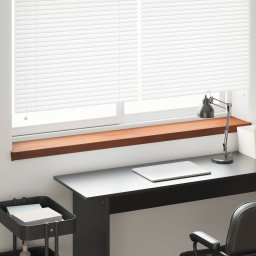 Pervaz fereastra din PVC maro 160 x 25 x 4,5 cm, rezistent la apa
