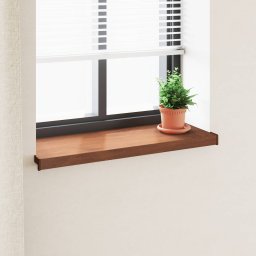 Pervaz de fereastra din PVC maro 60 x 30 x 4,5 cm, rezistent la apa