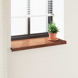Prag de fereastra din PVC maro 100 x 40 x 4,5 cm, rezistent la apa