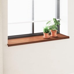 Pervaz de fereastra din PVC maro 160 x 45 x 4,5 cm, rezistent la apa