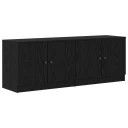 Dulap de pat 2 pcs Stejar Negru 66 x 35 x 48 cm Lemn prelucrat GartenMobel Dekor