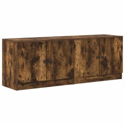 Dulap de pat 2 pcs Stejar Afumat 66 x 35 x 48 cm Lemn prelucrat GartenMobel Dekor