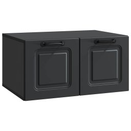 Oglinda TV montata pe perete Pe perete Negru 59,5 x 41 x 30 cm GartenMobel Dekor