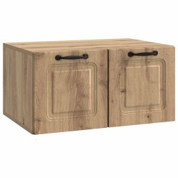 Oglinda TV montata pe perete Stejar Artizanal 59,5 x 41 x 30 cm GartenMobel Dekor