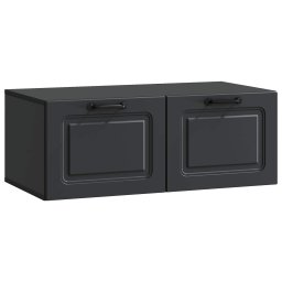 Oglinda TV montata pe perete Pe perete Negru 78,5 x 41 x 30 cm GartenMobel Dekor