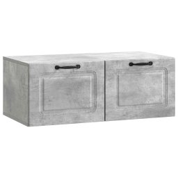 Oglinda TV montata pe perete Gri Beton 78,5 x 41 x 30 cm GartenMobel Dekor