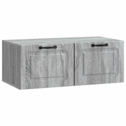 Oglinda TV montata pe perete Sonoma gri 78,5 x 41 x 30 cm GartenMobel Dekor