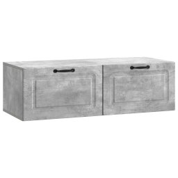 Oglinda TV montata pe perete Gri Beton 98 x 41 x 30 cm GartenMobel Dekor