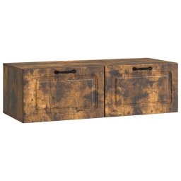 Oglinda TV montata pe perete Stejar fumuriu 98 x 41 x 30 cm GartenMobel Dekor