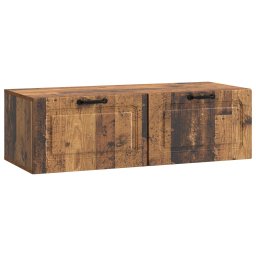 Oglinda TV montata pe perete Lemn vechi 98 x 41 x 30 cm GartenMobel Dekor
