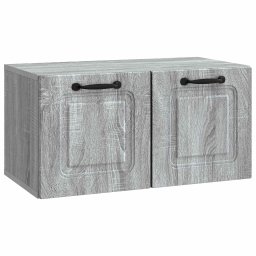 Oglinda TV montata pe perete Sonoma gri 59,5 x 31 x 30 cm GartenMobel Dekor