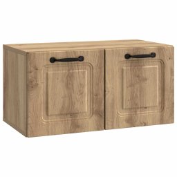 Oglinda TV montata pe perete Stejar Artizanal 59,5 x 31 x 30 cm GartenMobel Dekor