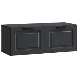 Oglinda TV montata pe perete Pe perete Negru 78,5 x 31 x 30 cm GartenMobel Dekor
