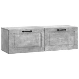 Oglinda TV montata pe perete Gri Beton 98 x 31 x 30 cm GartenMobel Dekor