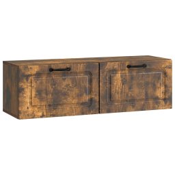 Oglinda TV montata pe perete Stejar fumuriu 98 x 31 x 30 cm GartenMobel Dekor
