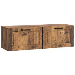 Oglinda TV montata pe perete Lemn vechi 98 x 31 x 30 cm GartenMobel Dekor