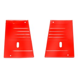 Set capote laterale inferioare pentru tractor UTB U-650, rosii