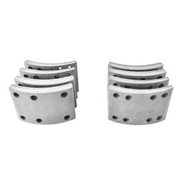 Set 8 ferodouri pentru saboti frana fata RABA, 185 x 137 x 20 mm