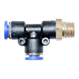 Mufa rapida T din plastic cu surub metalic si O-ring, fi 6x6, M12