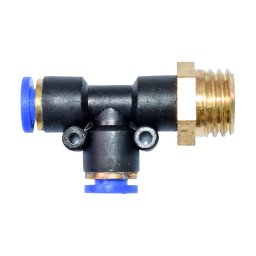 Mufa rapida T din plastic cu surub metalic si O-ring fi 6x6, M16