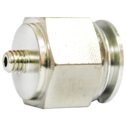 Mufa rapida dreapta din metal cu surub metalic, O-ring, fi 6, 1/4