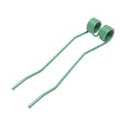 Gheara elastica dreapta pentru grebla Fella 95x441x8 mm, verde