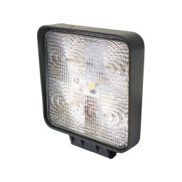 Lampa LED auto patrata 15W, 5 LED-uri, 10-60V, unghi 60°