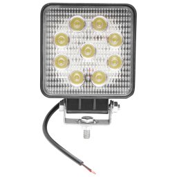Lampa LED auto patrata 27W, 9 LED-uri, 10-60V, IP67, 60°