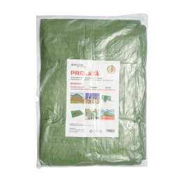Prelata impermeabila verde 3x4 m cu ochiuri de prindere, 100 g/mp