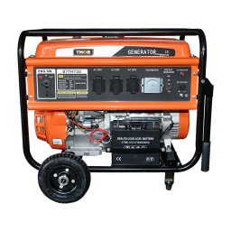 Generator electric THOR 5.5 kW, 220V, pe benzina, 15 CP, pornire electrica/manuala