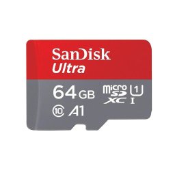 Card memorie ULTRA ANDROID microSDXC 64 GB 100MB/s A1 Cl.10 UHS-I + ADAPTER