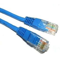 CABLU UTP Patch cord cat. 5E - 0.5 m, blue Spacer "SP-PT-CAT5-0.5M-BL