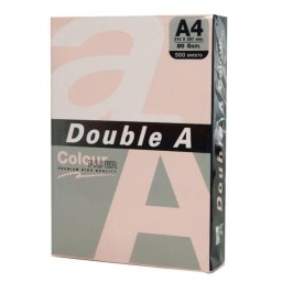 Hartie color pentru copiator A4, 80g/mp, 25coli/top, Double A - pastel flamingo