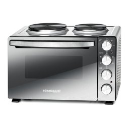 Cuptor Rommelsbacher small kitchen KM 3300 - 230 V - 3250 W, 30 litri, Rotisor/Grill, Negru/Argintiu