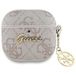 Husă Guess 4G Charm Collection pentru AirPods 4 – Roz
