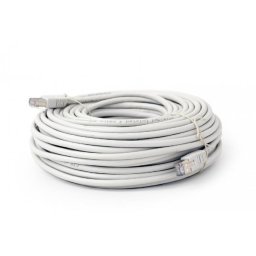 PATCH CORD S/FTP SPACER Cat6, cupru-aluminiu, 30 m, alb, AWG26, "SPPC-SFTP-CAT6-30M" (timbru verde 0.8 lei)